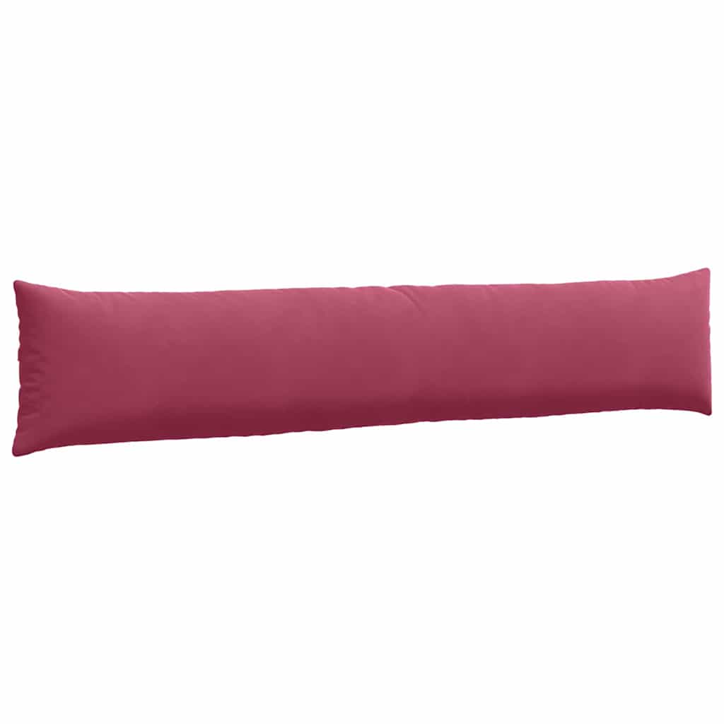 Sofa Cushions 2 Pieces Burgundy 200 x 40 cm Cord Fabric