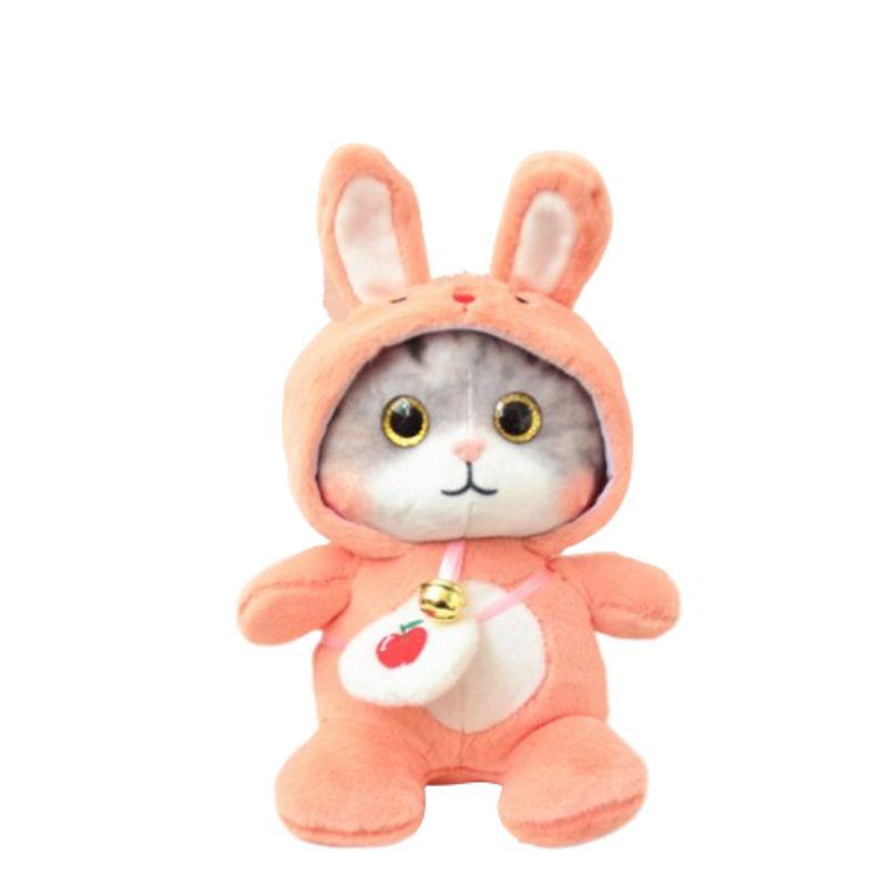 Cute Cat Plush Toy For Kids Soft And Cuddly, Perfect For Nap Time Cartoon Animal Stuffed Animal