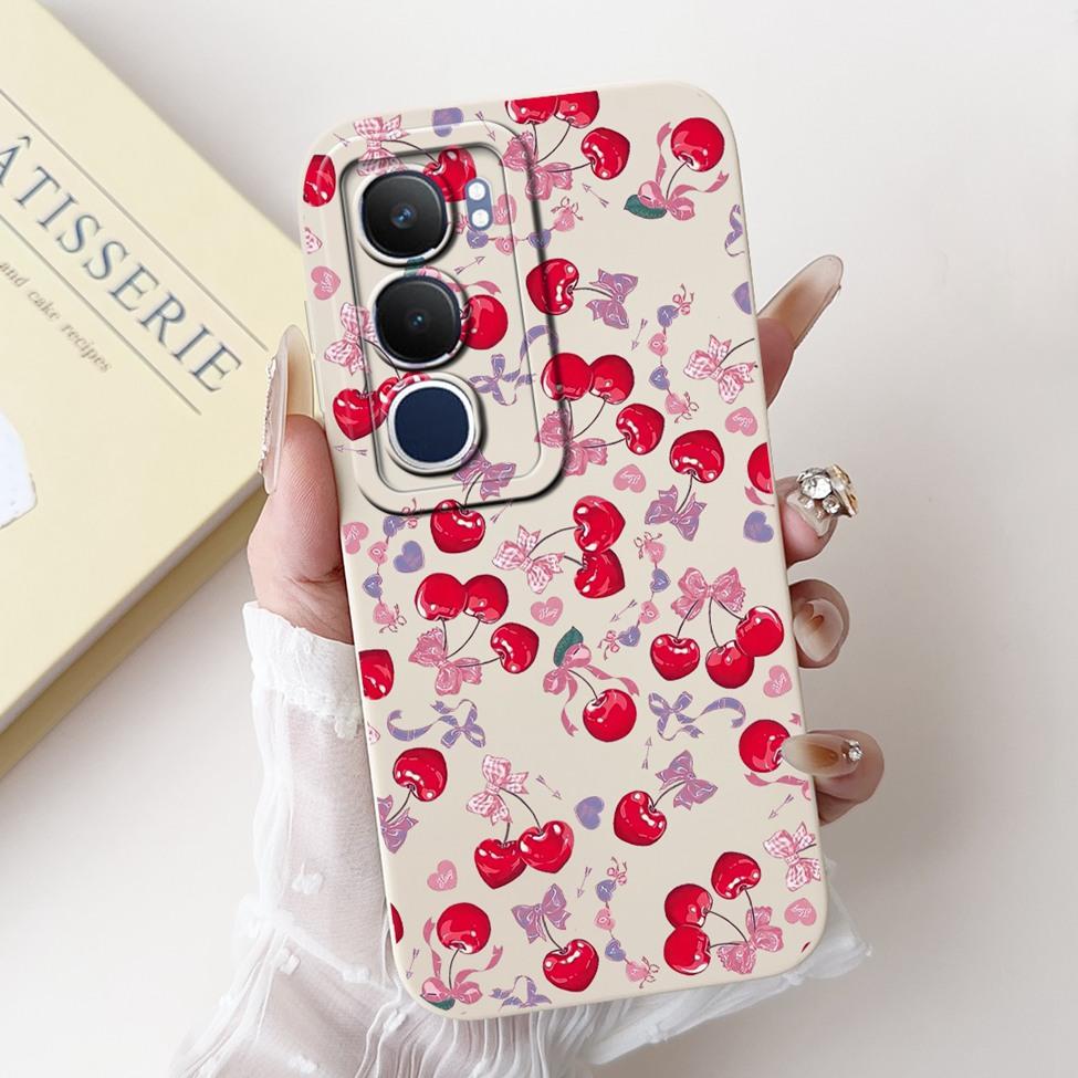 For Vivo Y19 1915 Case Y19S V2419 Luxury Fashion Cute Cartoon Girl Shockproof Silicone Back Cover For Vivo Y19s Phone Case Funda