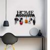 1PC Black Metal Key Holder Wall Mounted Key Holder Sweet Home Design Style Key Holder with 10 Hooks