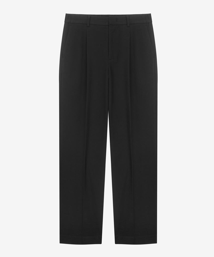 MINDBRIDGE [Warm] Wide Single-Pleat Elastic Pants - 2 Colors