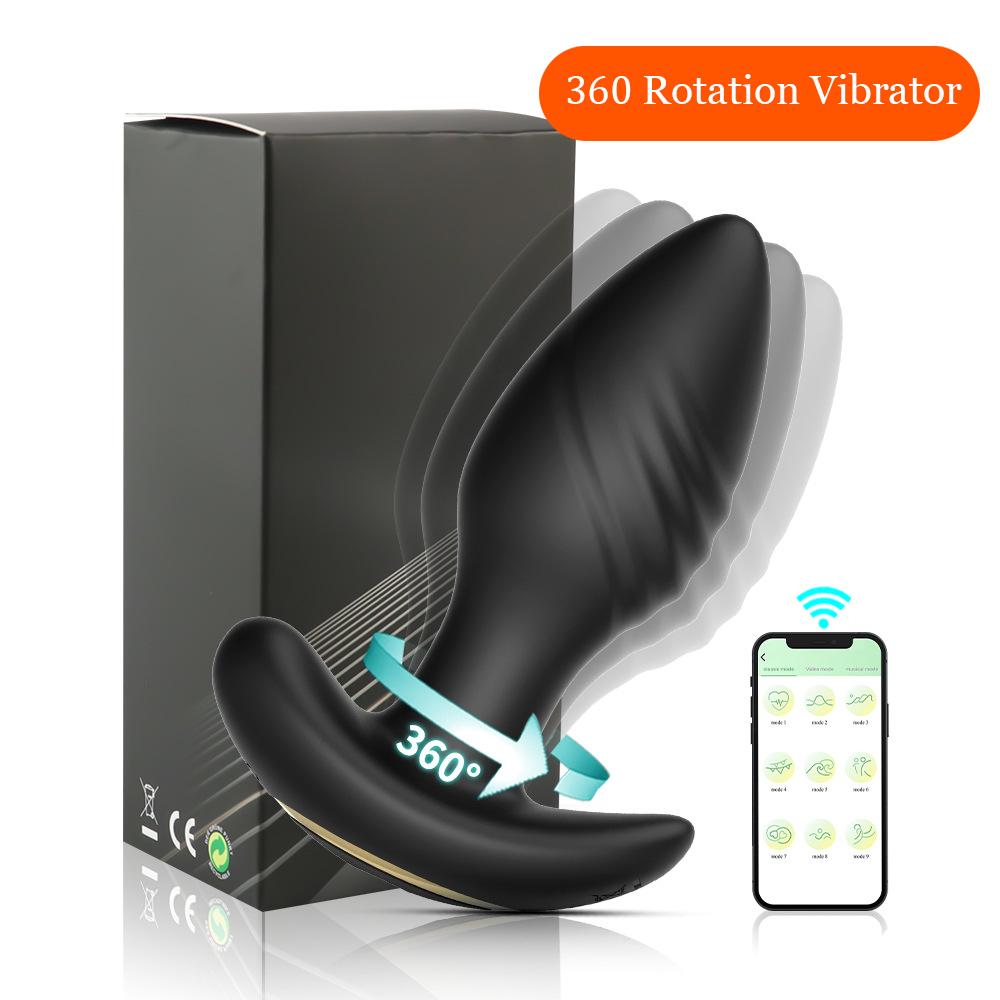 Wireless Bluetooth Vibrating Anal Plug Men Prostate Massager App Control Male Butt Plug Vibrator Adult Sex Toy for Women