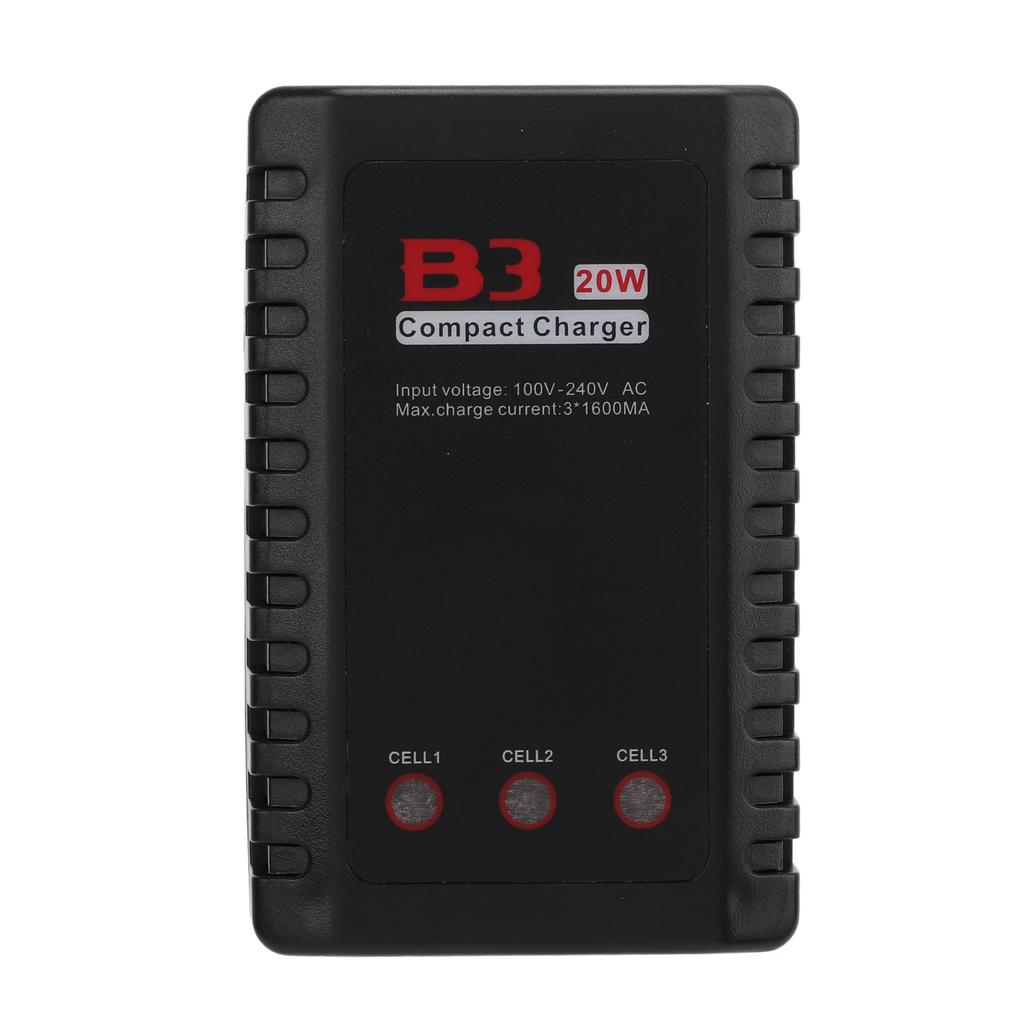 HotRC B3 Balance Charger Efficient Heat Dissipation Auto Power Off HotRC B3 Lipo Battery Charger
