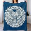Federal Bureau of Control Throw Blanket Warm Comfortable Blanket for Office Napping