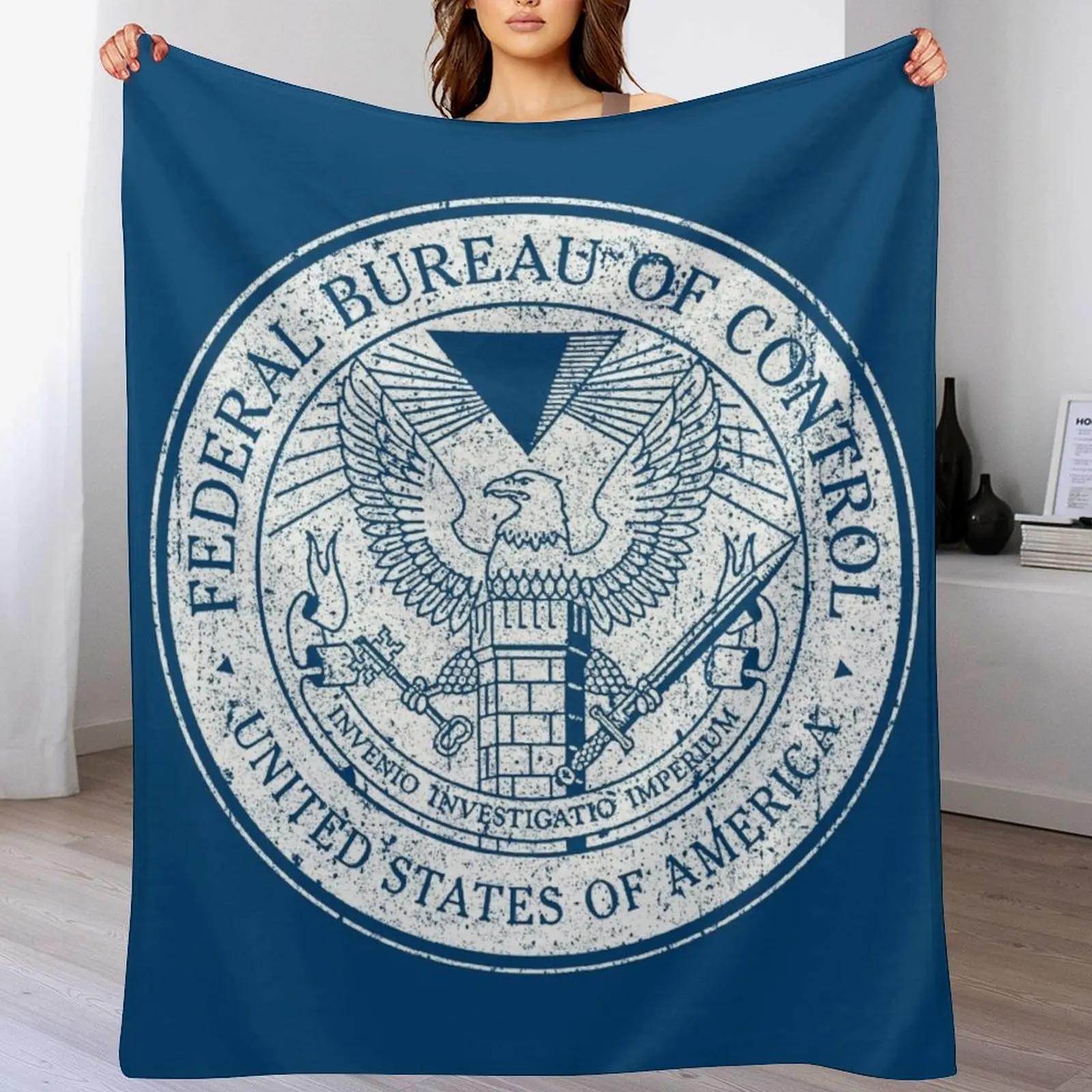 Federal Bureau of Control Throw Blanket Warm Comfortable Blanket for Office Napping 102x76cm(40x30in)