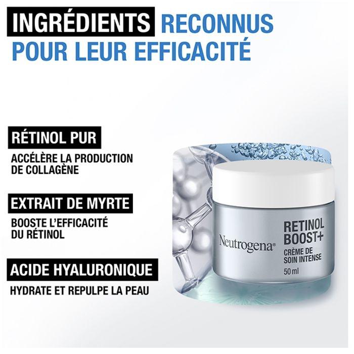 Neutrogena Retinol Boost Crème Visage Hydratante de Nuit Anti-Âge 50ml