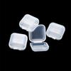 5/10Pcs Small Boxes Square Transparent Plastic Box Jewelry Storage Case Finishing Container Packaging Storage Box for Earrings