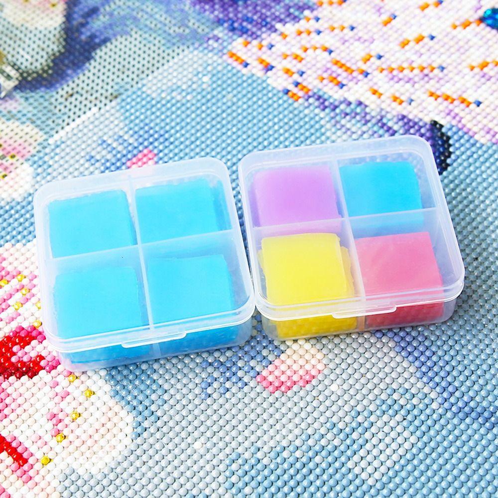 48/32PCS Silicone Luminous Painting Clay Wax Cross Stitch Diamond Art Wax Set