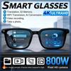 New AI Smart Glasses 4K HD 800W Pixel Camera Video Outdoor Sport Sunglasses AI ChatGPT Translation Recording Bluetooth Call Glasses Waterproof Unisex