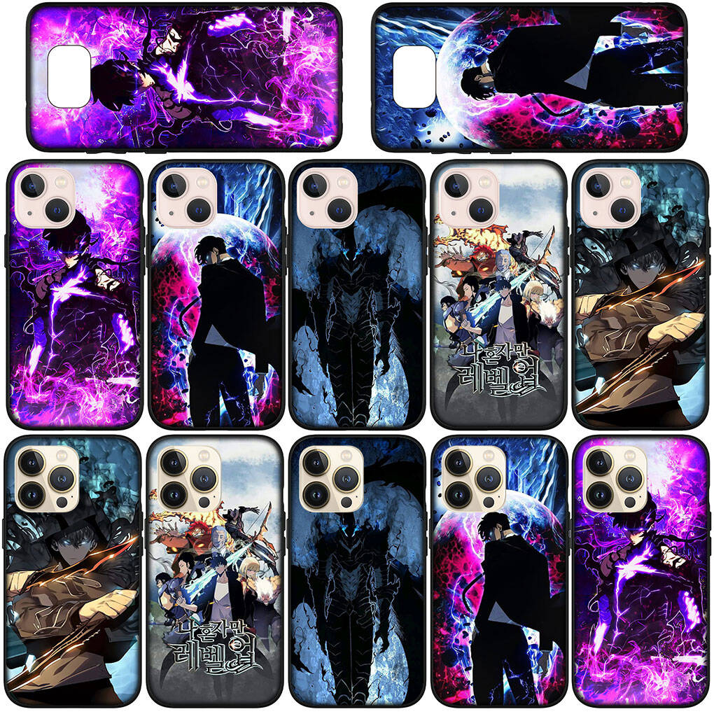 Phone Case for Samsung Galaxy S25 S23 S22 S24 Ultra FE A05 A06 A15 A16 A36 A37 A35 A54 A24 A55 A56 A57 A25 A26 A53 A17 Sung Jinwoo Solo Leveling Cover