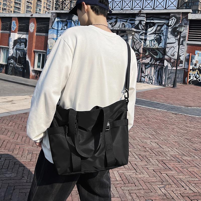 HOCODO Waterproof Women Travel Handbag Large Capacity Ladies Messenger Bag Solid Color Female Crossbody Nyl Shoulder Bag Women