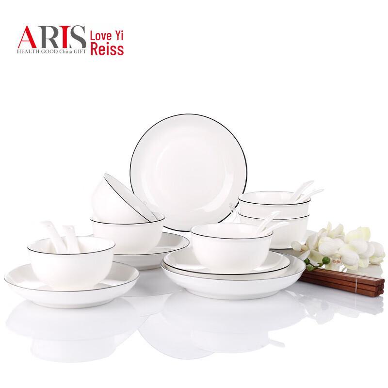 Korean Style 24-Piece Ceramic Dinnerware Set