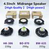 4.5 inch Car Door Horn Midrange For BMW F10 F11 F90 E81 E82 E84 E87 E88 E90 E91 E92 E93 135 series Speaker HIFI audio upgrade