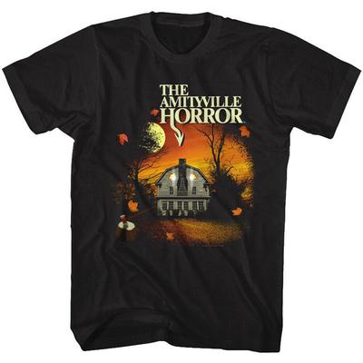 Pánské tričko Amityville Horror Film Osvětlený Dům