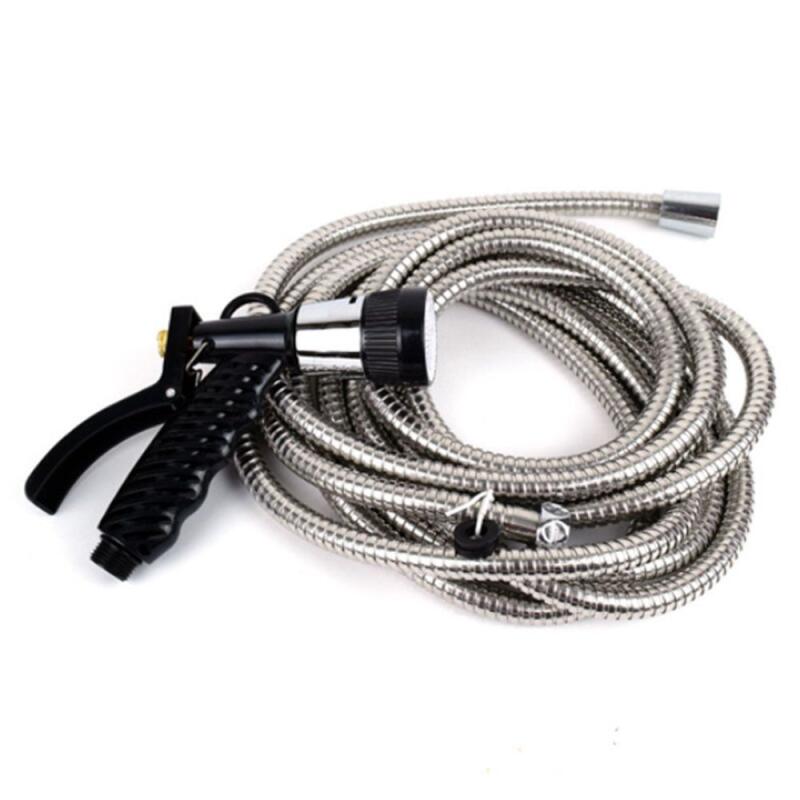 

Veranda Cleaning Gun Tangle-Free Stainless Steel Hose Set 5M [WD53D8E]