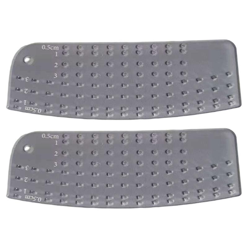 Pack of 2 Sturdy Silicone Hot Hem Guides Heat Resistant Sewing Tool for Clothing Steam Ironing and Edges Alignment