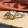 Home Decor Creative Small Crafts Brass Pangolin Figurines Miniatures Vintage Heavy Animal Ornament Statue Gifts Accessories