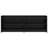 TV Cabinet 135 x 33 x 47 cm Black Oak Particleboard