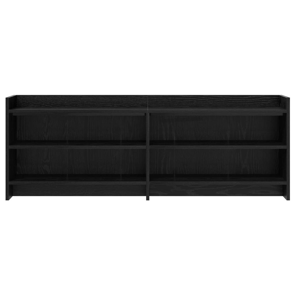 TV Cabinet 135 x 33 x 47 cm Black Oak Particleboard