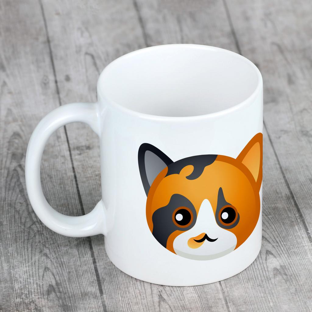 Kot Kaliko -Kubek Z Grafiką I Napisem Marki Art-Dog