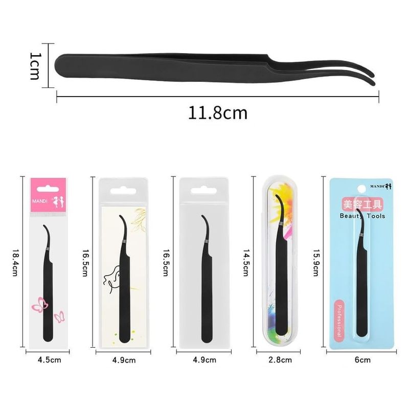 Lashie - Stainless Steel False Eyelashes Tweezers