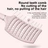 Hair Loss Reduction Brush Curved Vented for Women Detangling Paddle Long Blow-dry Thick