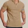 Herren Casual Kurzarm Schnelltrocknend Atmungsaktiv Poloshirt Slim Fit Herren Revers T-Shirt