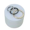 DIY Zinc Alloy Spring Ring, Key Ring, Metal Round Ring, Spring Ring, Round Pendant Buckle, Movable Opening Ring