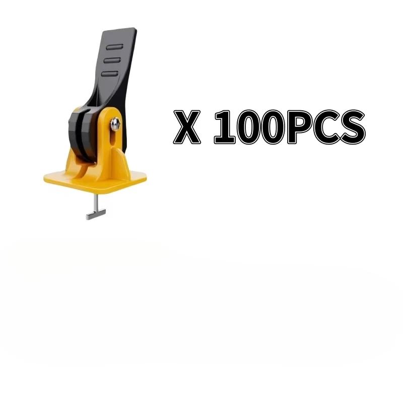 Multisize Tile Leveling Kit (1-3mm) - 100PCS Reusable Spacer Clips for Ceramic Floor Installation