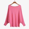 Loose Casual Fashion Bat Long Sleeve Women Sweater Solid Color Pullover Autumn Winter Knitted Tops Elegant Simple Sweaters Basic Clothing