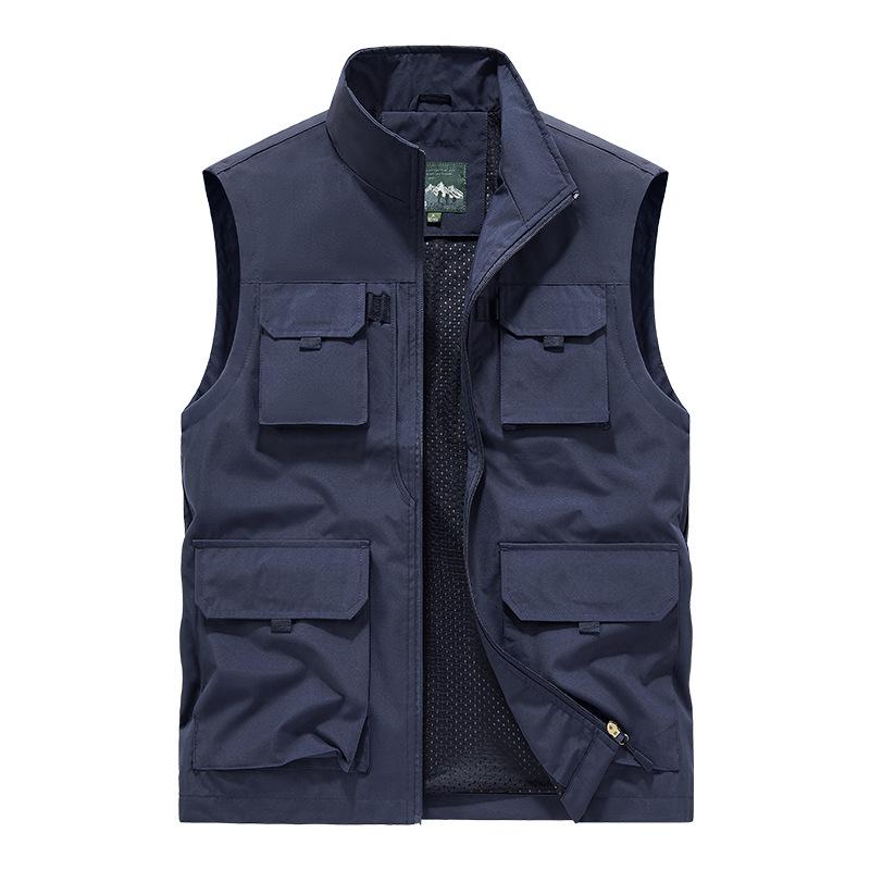 Men's Spring, Autumn and Summer Casual Vest Large Size Loose Vest Top Jacket