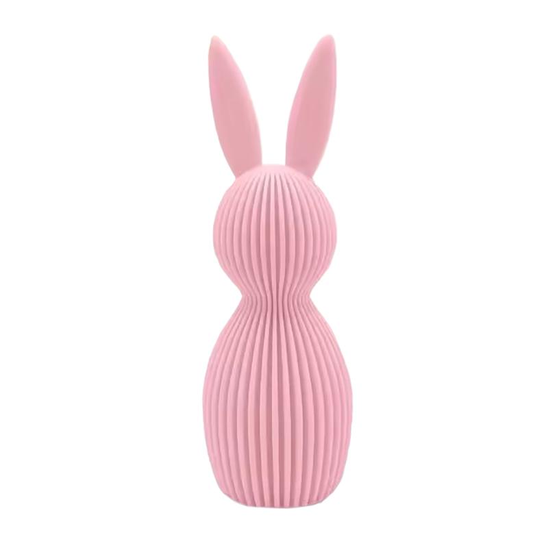 

Украшения в виде пасхального кролика, 3D-печатное украшение в виде кролика, подарки-сюрпризы для наполнения пасхальной корзины с яйцами, домашний офисный настольный декор розовый