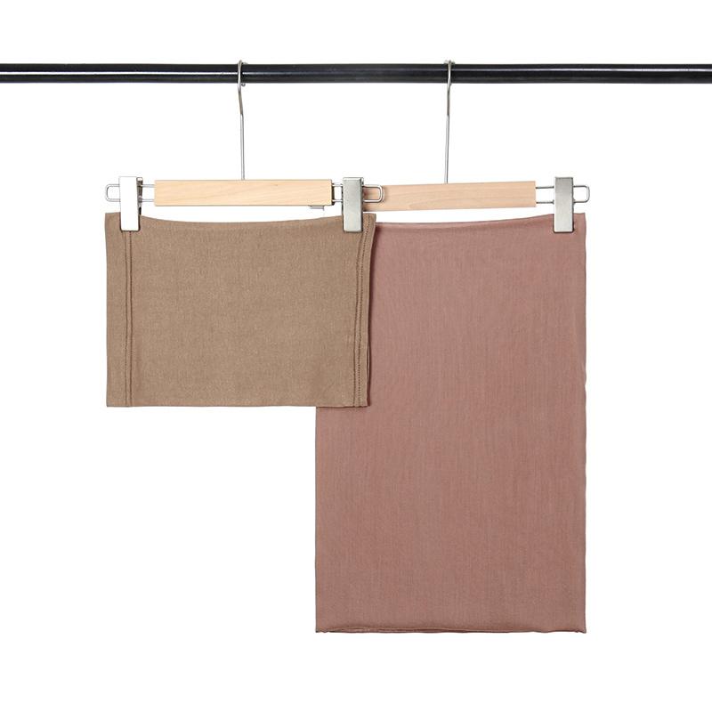 2 Pcs Set Cotton Rayon Modal Hijab Matching Color Jersey Cap Plain Cotton Muslim Women Scarf Shawl Turbante Femenino 85*185cm