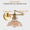 Vintage Glass Wall Sconce Cognac For Living Room Bedroom Study Hallway Stairwell Indoor Lighting Fixtures