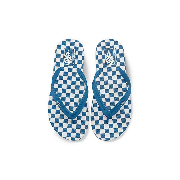 Vans Checkerboard Slip-On Sandals Unisex Sandals White Blue VN0A3MTL3I0