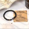 To Mens Boys Gifts Cross Bracelet for Son, Grandson, Dad, Godfather, Men Birthday Graduation Retirement Christmas Christian Gift for Teens Boys Men