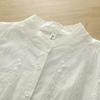 Women's 3D Embroidered Lace Shirt - Spring/Autumn 2026 Collection