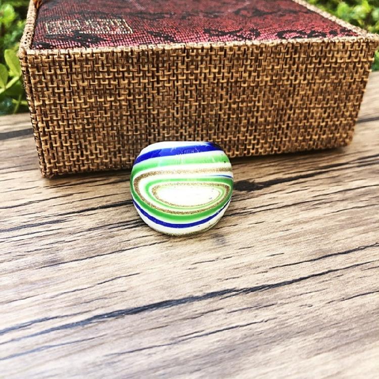 Umělecky zhotovené skleněné prsteny s květinovými motivy obalené drátkem Etnické galaktické téma Pohodlné šperky Kulturní designy