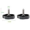 6pcs Soft Top Roof Window Frame Surround Fastener Thumb Screws Nuts Knob P for Jeep Wrangler JK 2007-2018 (2 Short + 4 Long)