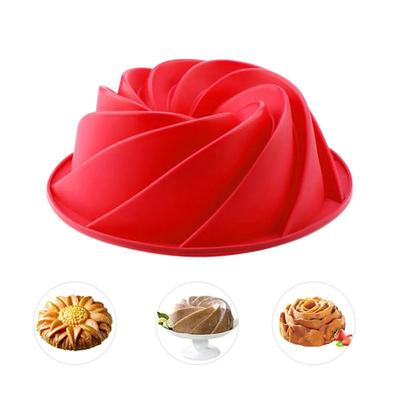 1 stampo per torta in silicone a forma di spirale 3D grande, fai da te, per pasticceria, utensili da forno, stampo per torta a forma di ciclone