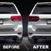 For 14-21 Jeep Grand Cherokee Rear Tail Light SMOKE Vinyl Tint Overlay Stickers