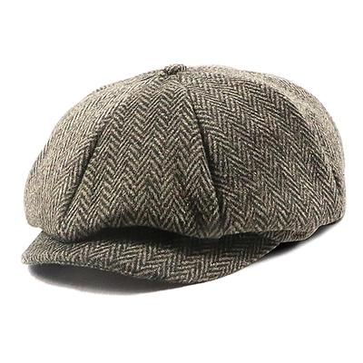 Pánská plochá čepice Baretové čepice Kšiltovky Baretová čepice Retro Rybí kost Bakerboy Newsboy čepice Gatsby Plochá čepice 20. léta Kostýmní doplňky Klobouk