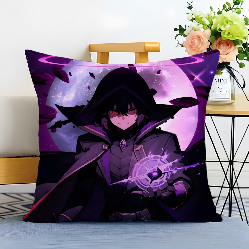 TThe Eminence In Shadow Cushion Cover Washable Linen Pillowcase Soft  for Sofa Bed Cozy Home Room Decor