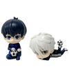 9cm Anime Figure Q Version Nagi Seishirou Action Figure Kawaii Isagi Yoichi Figurine PVC Collection Model Doll Toys