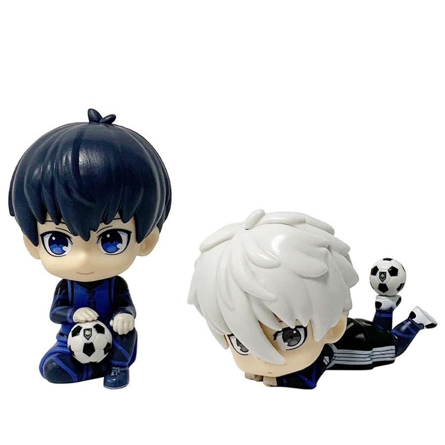 9cm Anime Figure Q Version Nagi Seishirou Action Figure Kawaii Isagi Yoichi Figurine PVC Collection Model Doll Toys