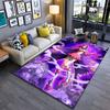 "Anime Heroine In Purple Mist" Suitable As a Non-slip Mat for the Living Room or Bedroom Sofa