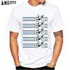 Sugar Bike Watercolor Classic T Shirt Fashion Men Short Sleeve Old Bicycle Print White Casual