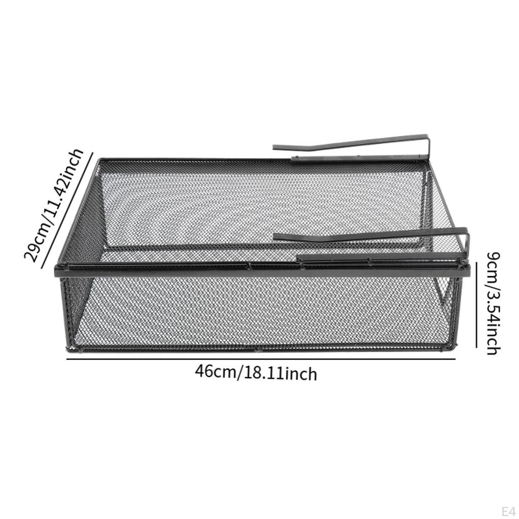Hanging Pullout Drawer Basket Slide In Organizer Under Cabinet Storage