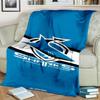 Coperta Cronulla Sutherland Sharks Adatta per Divani, Letti, Uffici e Campeggio - Regalo Perfetto per Halloween Natale
