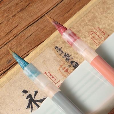 Ölgemälde Holz Schriften Schreibpinsel Aquarell Kunst Pinsel Öl Aquarell Chinesische Kalligraphie Pinsel Stift